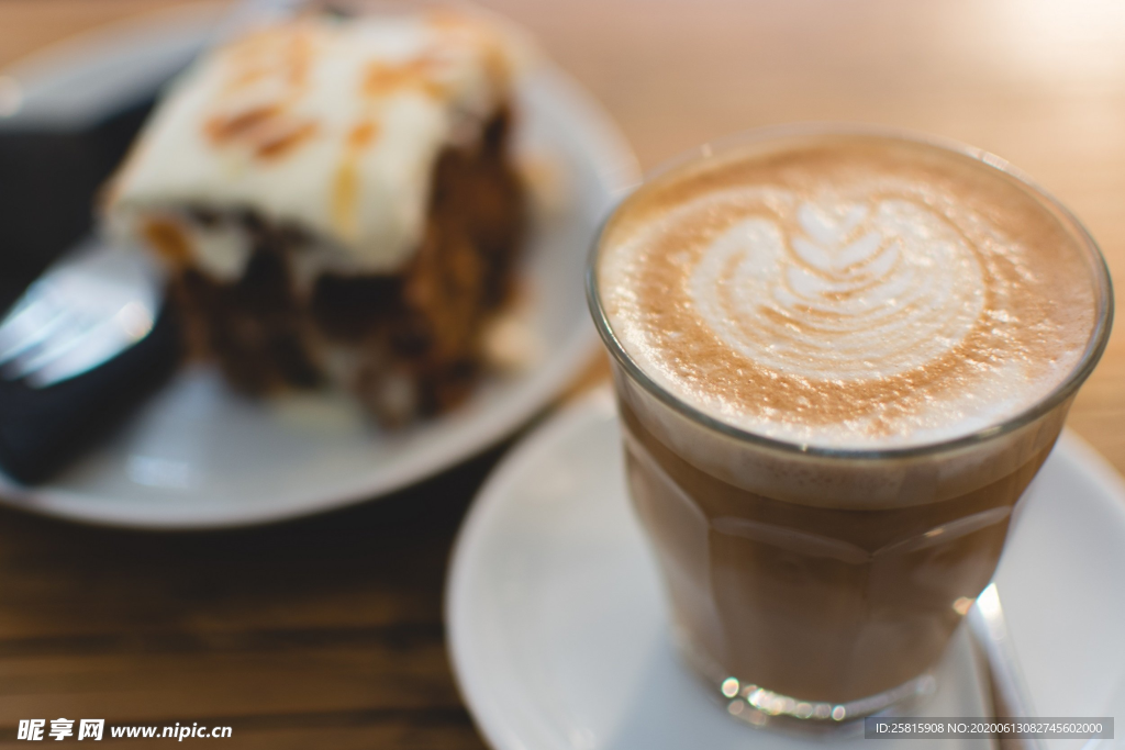 咖啡拉花花式咖啡图片