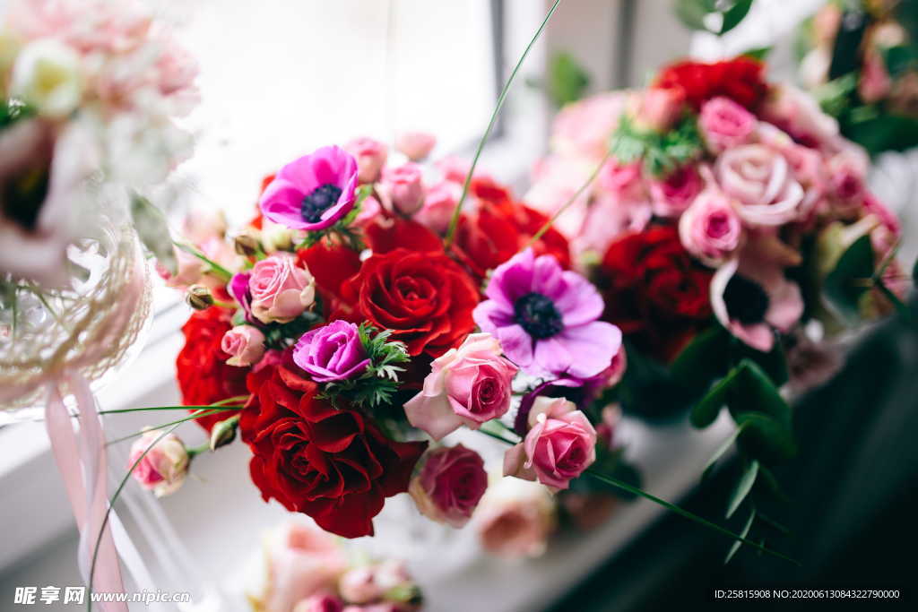 花束捧花桌花插花花艺图片