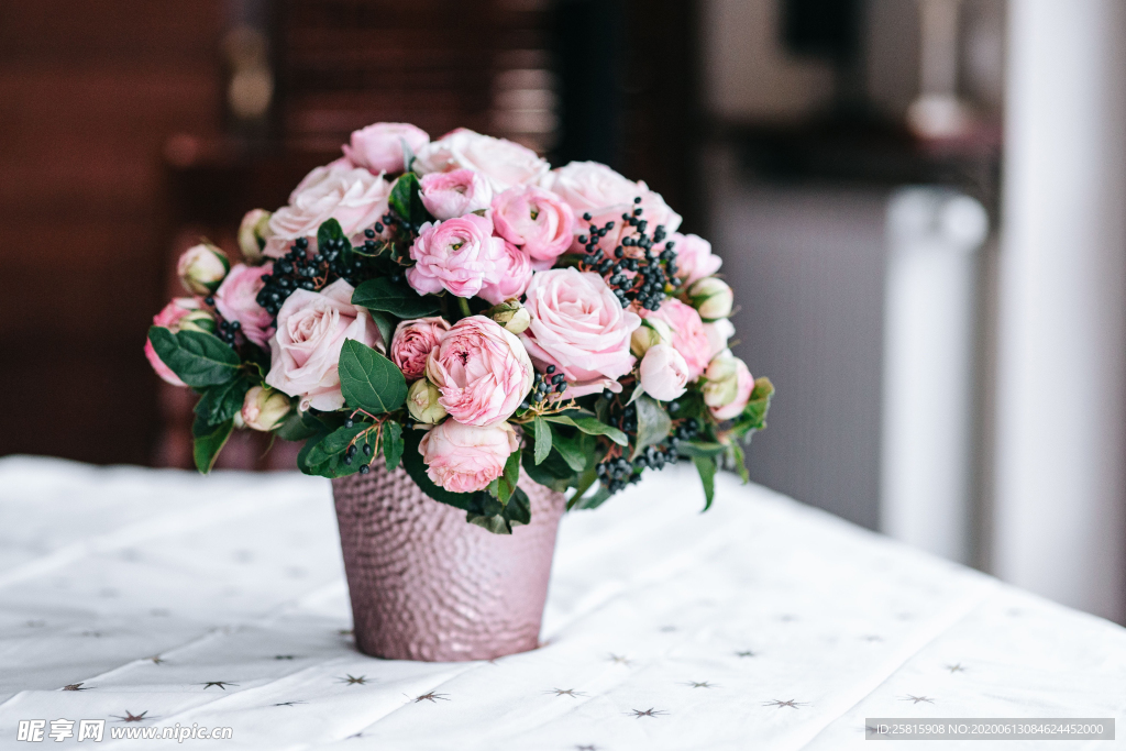 花束捧花桌花插花花艺图片