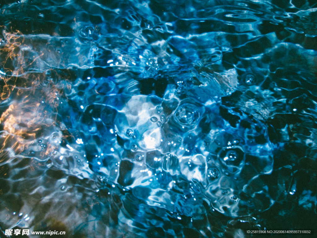 水面波纹图案背景图片