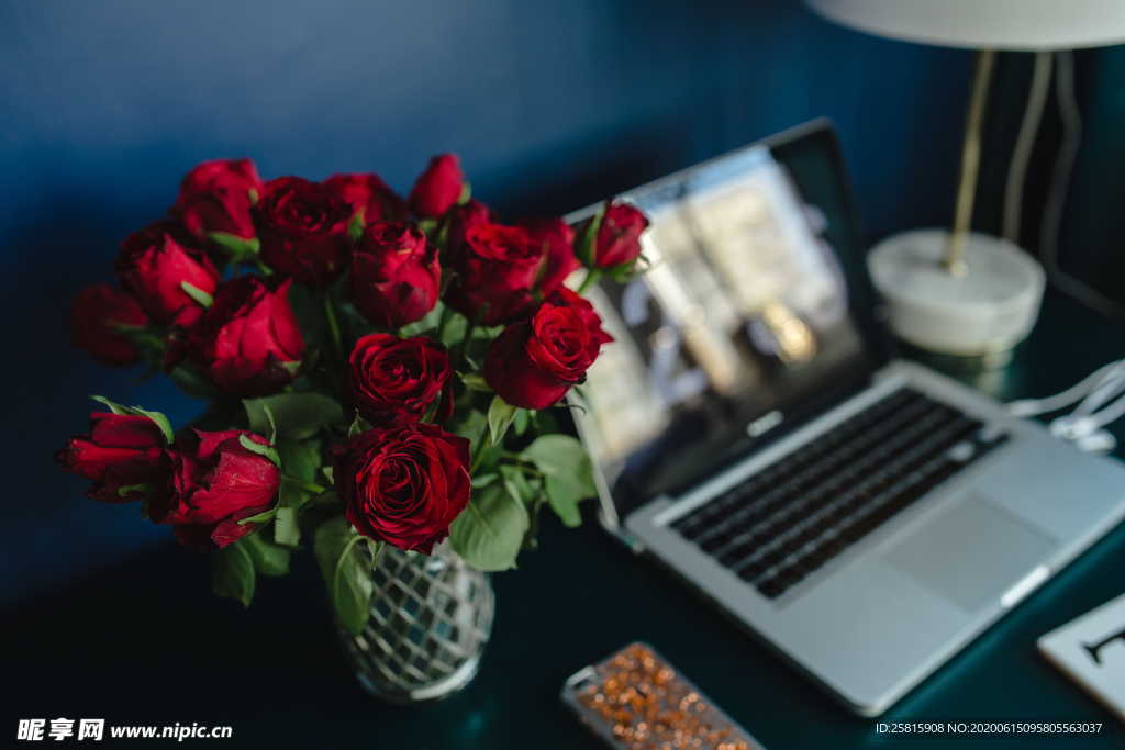 玫瑰花捧花插花浪漫图片