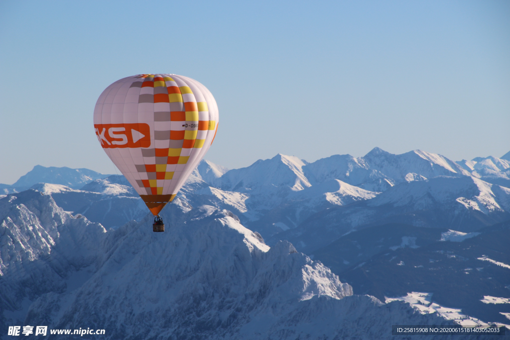 热气球缤纷绚丽图片