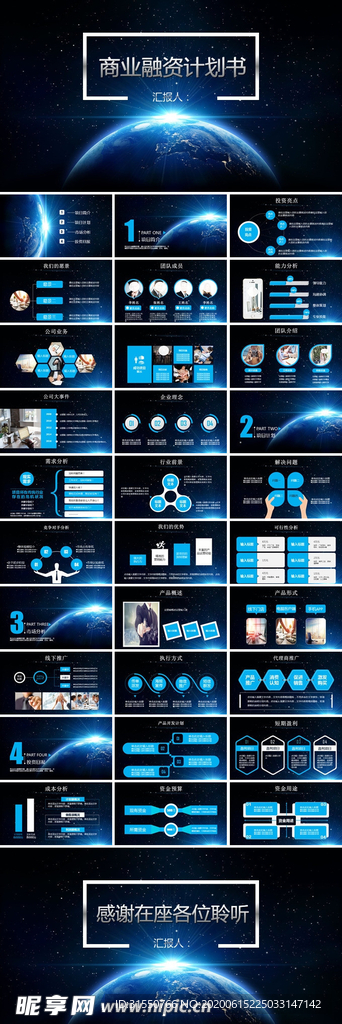 商业融资计划书