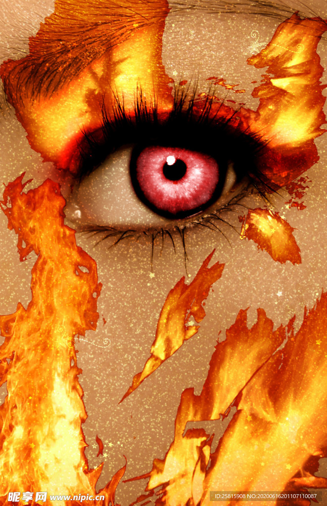 眼妆眼睛彩色眼妆图片