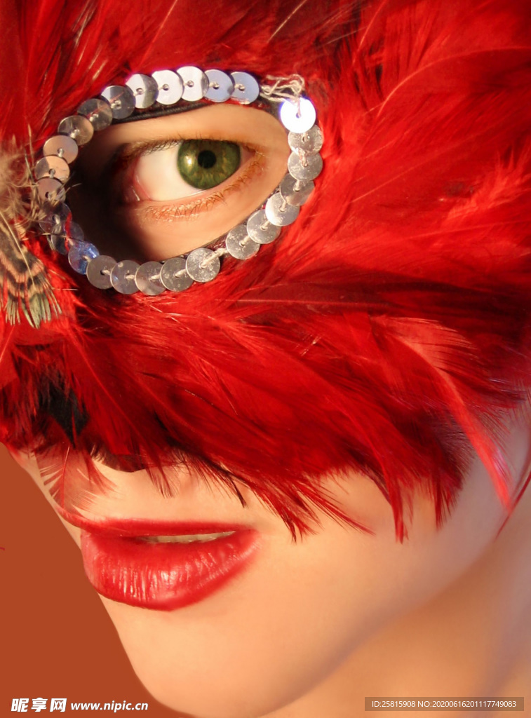 眼妆眼睛彩色眼妆图片