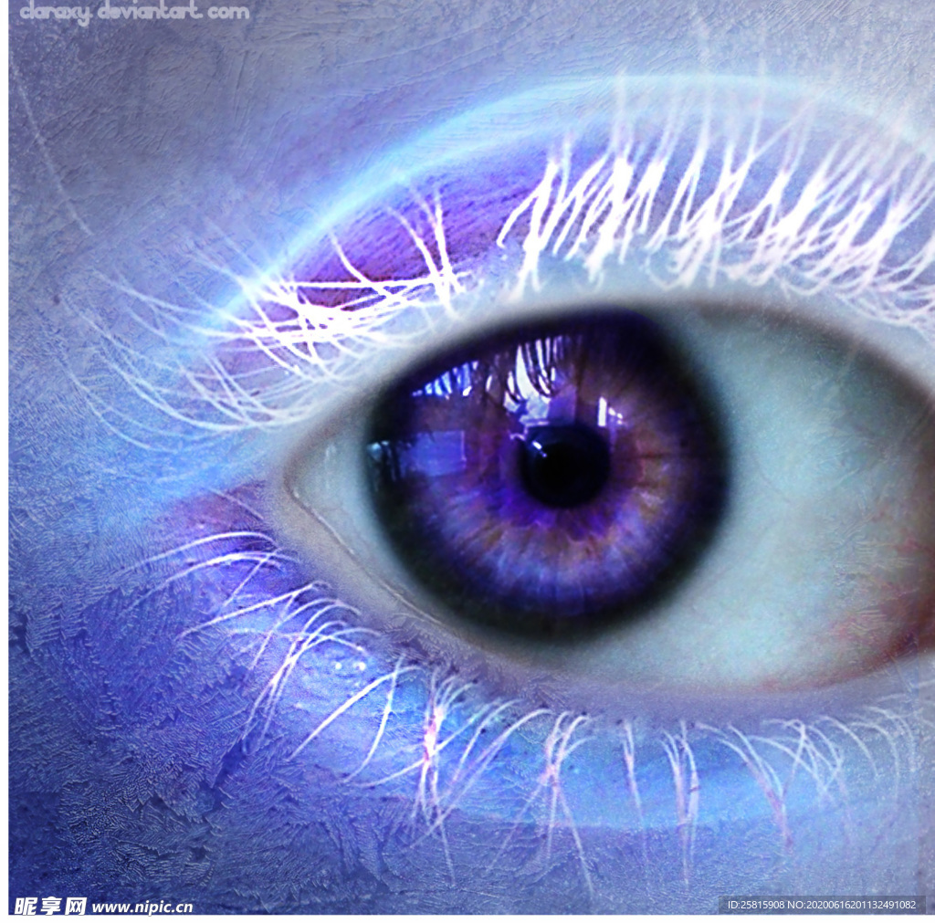 眼妆眼睛彩色眼妆图片