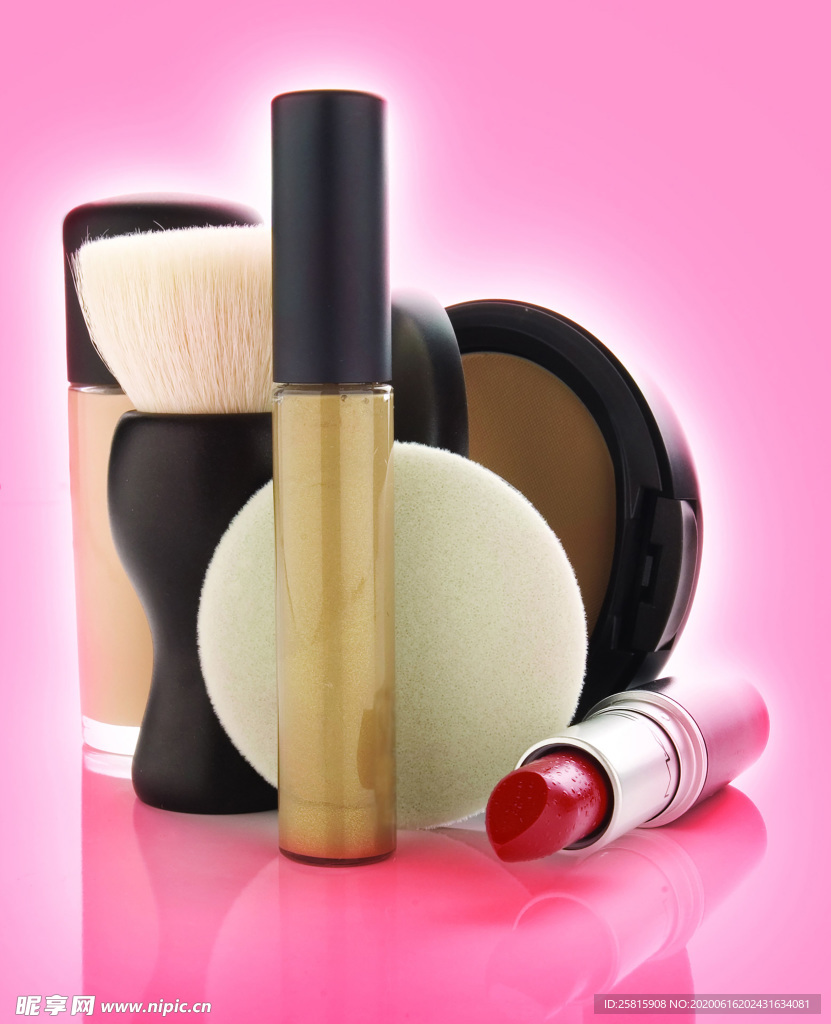 化妆品补妆工具图片