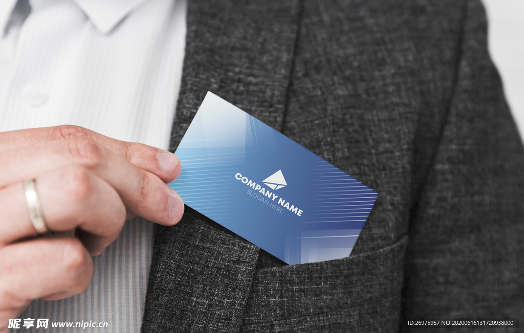 商业名片展示样机