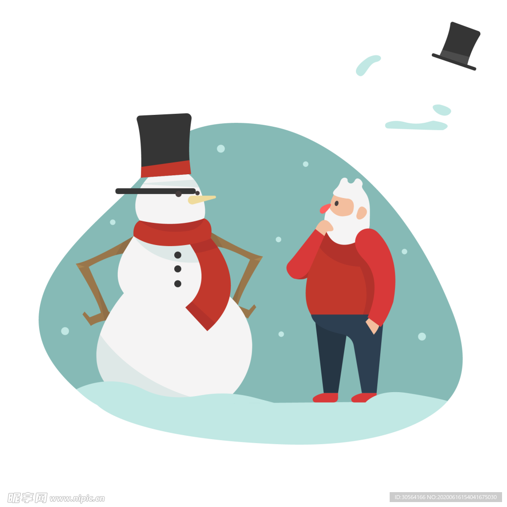 圣诞节日图标标志图形装饰素材