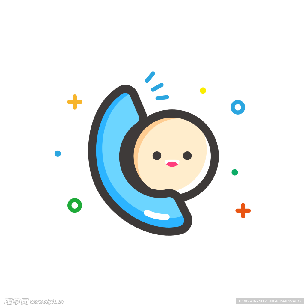 潮流色彩图标标志图形装饰素材