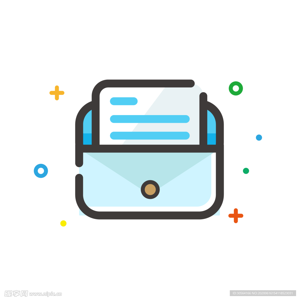 邮箱色彩图标标志图形装饰素材