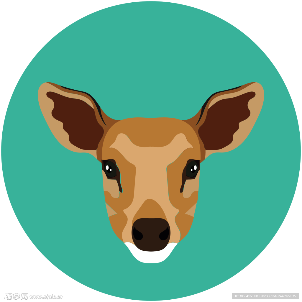 生态动物图标标志图形装饰素材