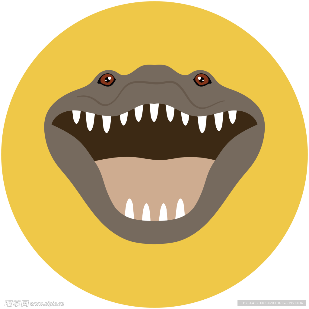 鲨鱼动物图标标志图形装饰素材