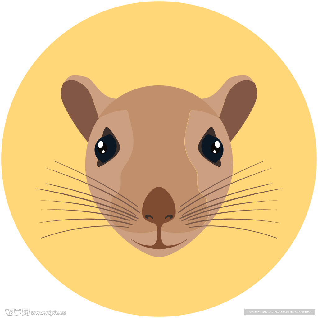 老鼠动物图标标志图形装饰素材