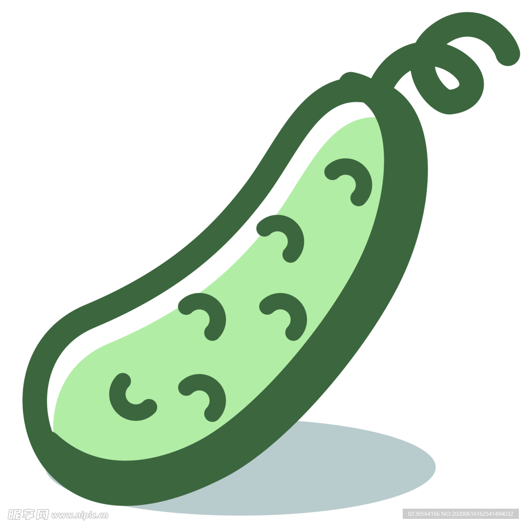 豆荚美食图标标志图形装饰素材