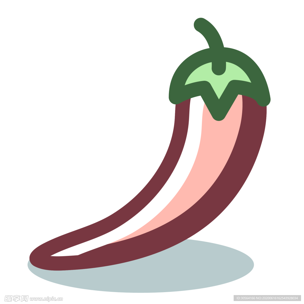 辣椒美食图标标志图形装饰素材