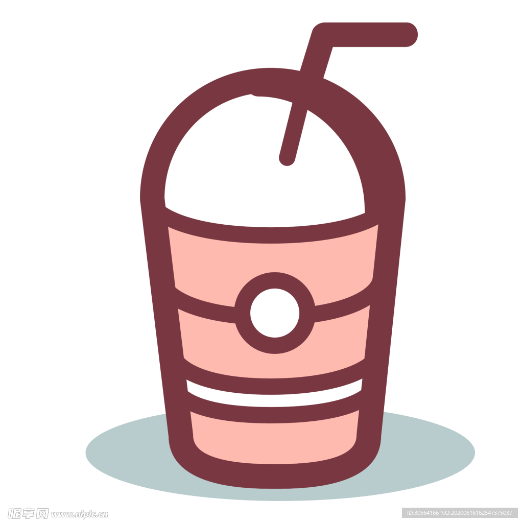 奶茶美食图标标志图形装饰素材