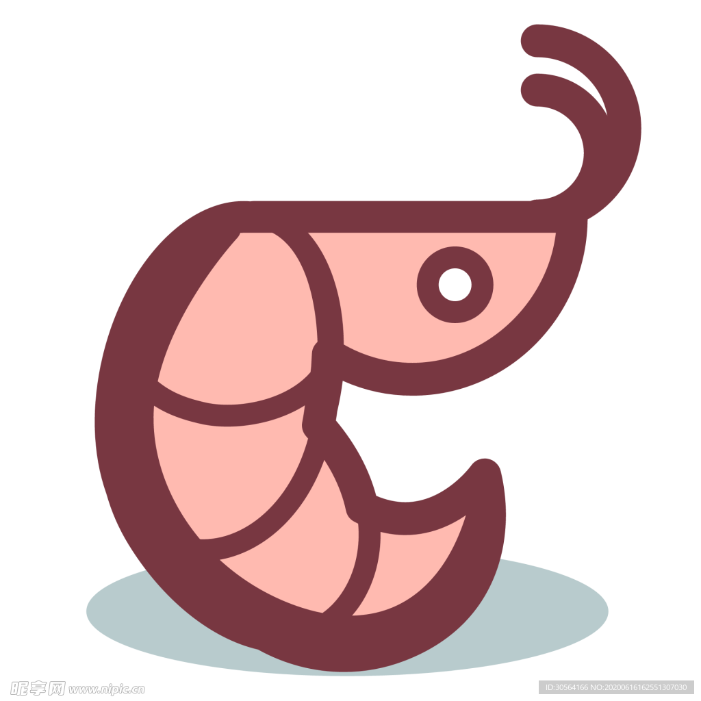 龙虾美食图标标志图形装饰素材