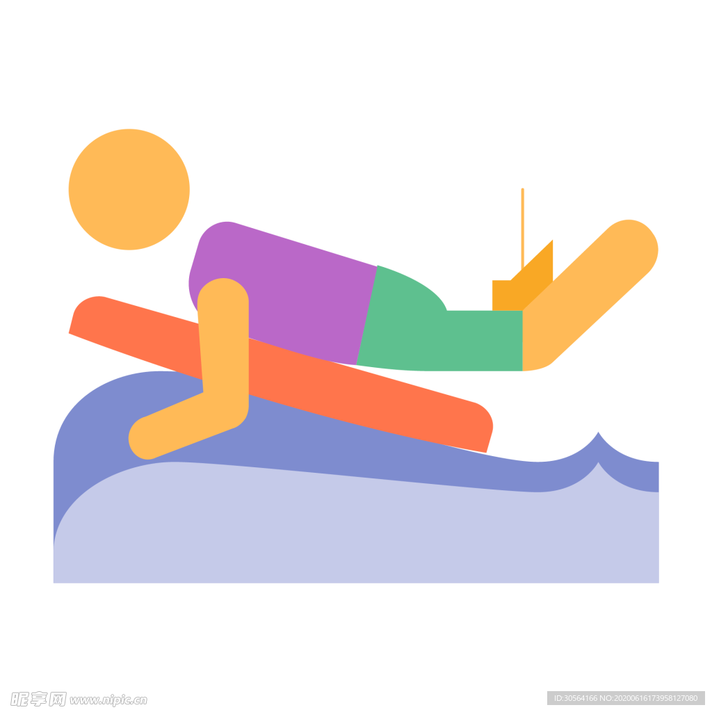 滑板运动标志图形图标装饰素材