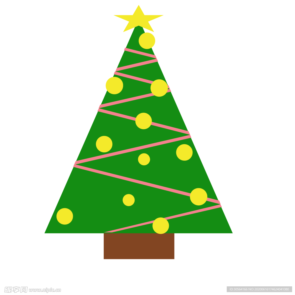 树木植物标志图形图标装饰素材