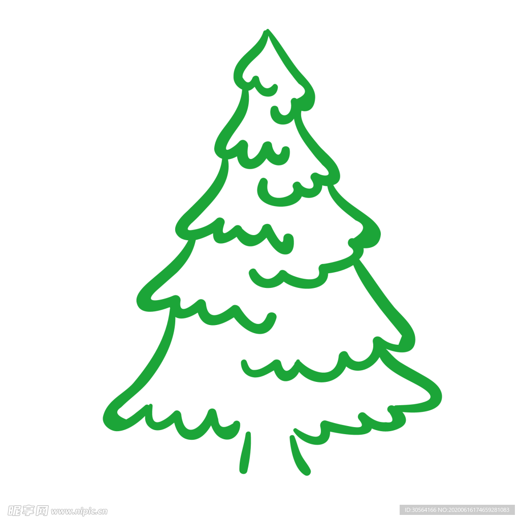 树木植物标志图形图标装饰素材