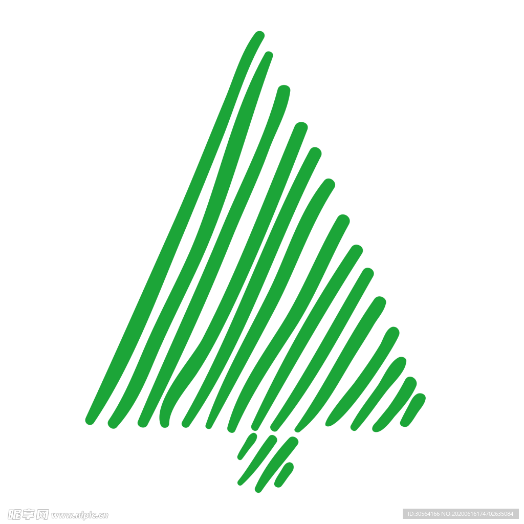 树木植物标志图形图标装饰素材