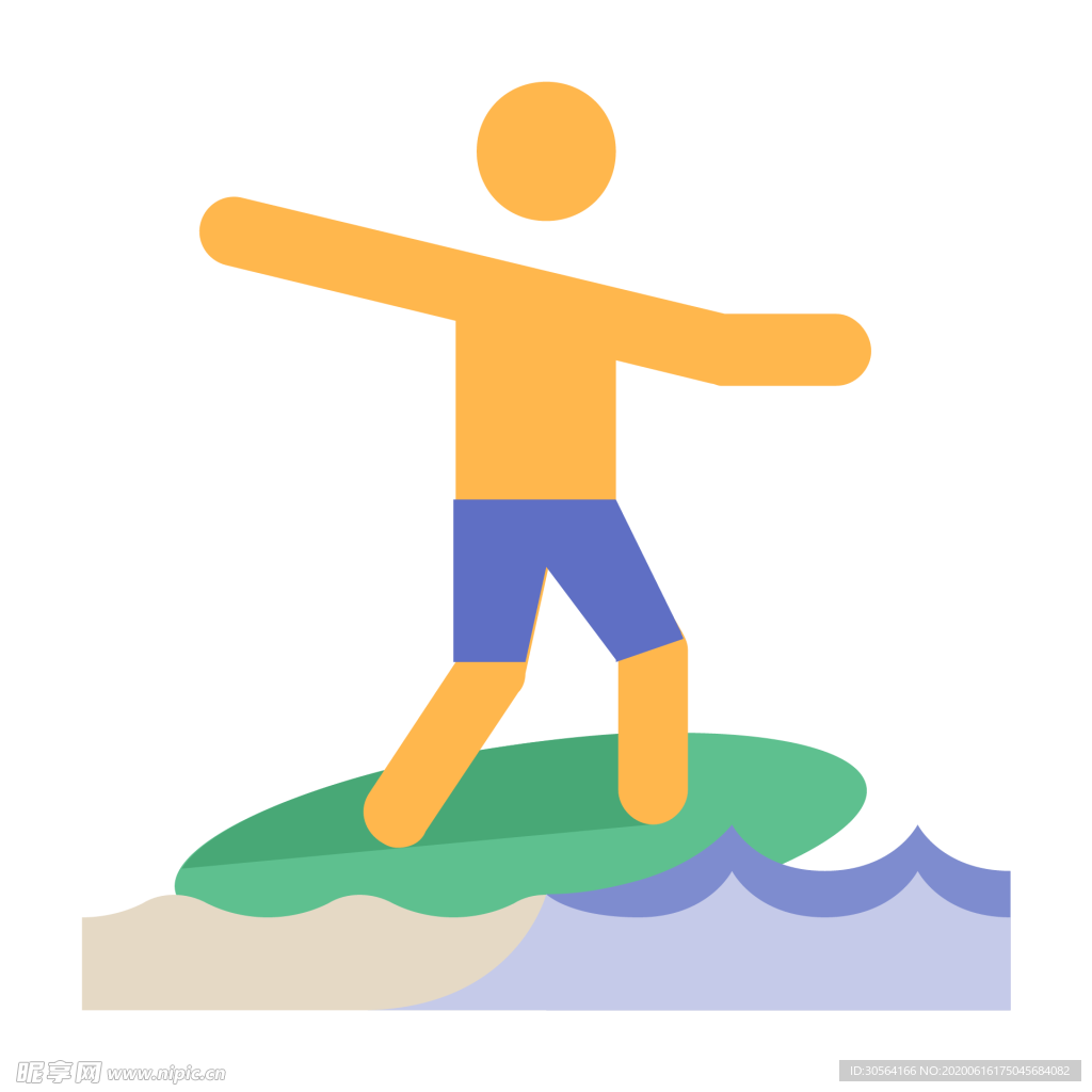 帆船运动标志图形图标装饰素材