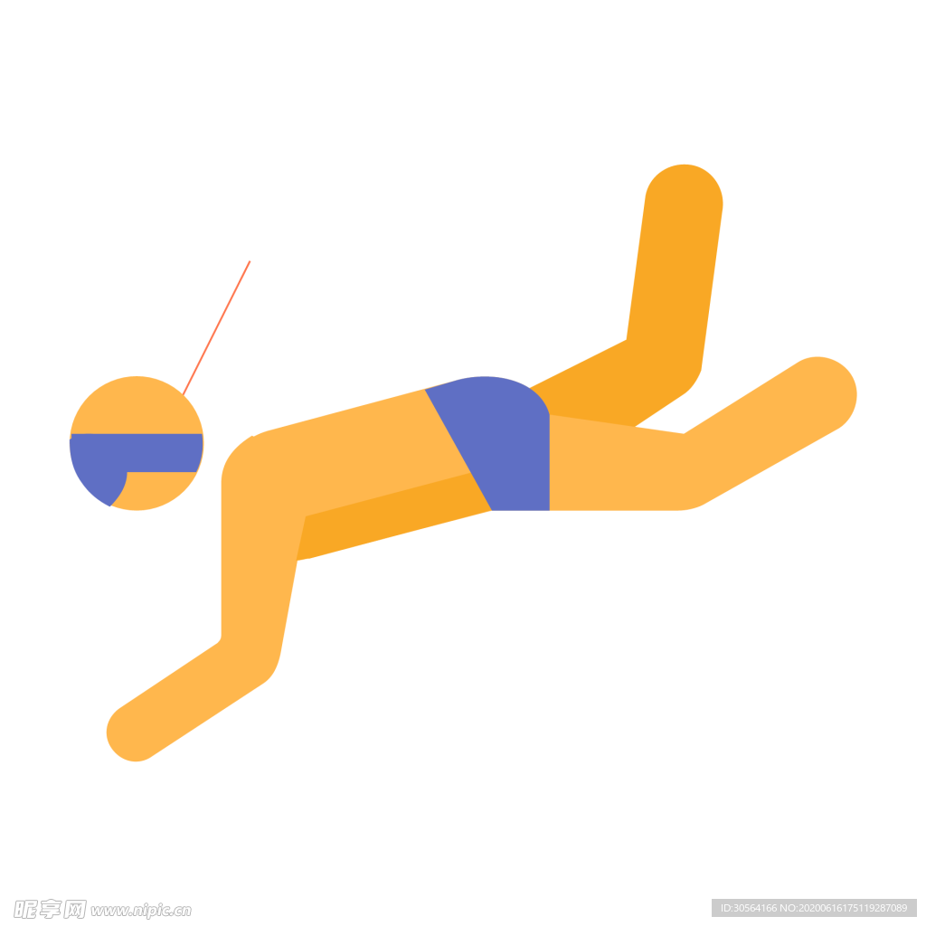 跳水运动标志图形图标装饰素材