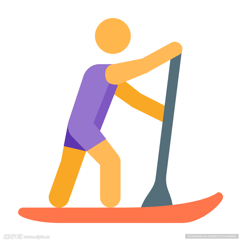 滑板运动标志图形图标装饰素材