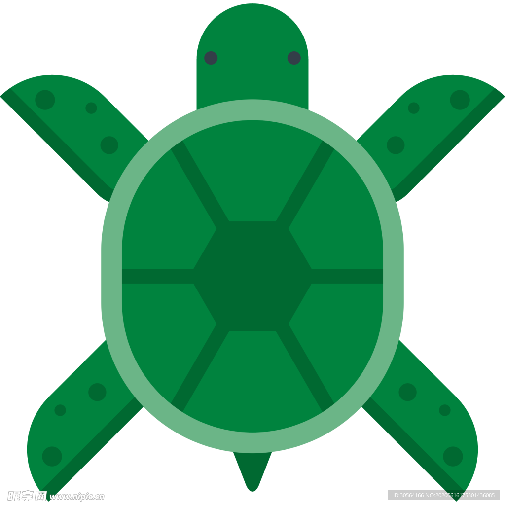 乌龟动物标志图形图标装饰素材