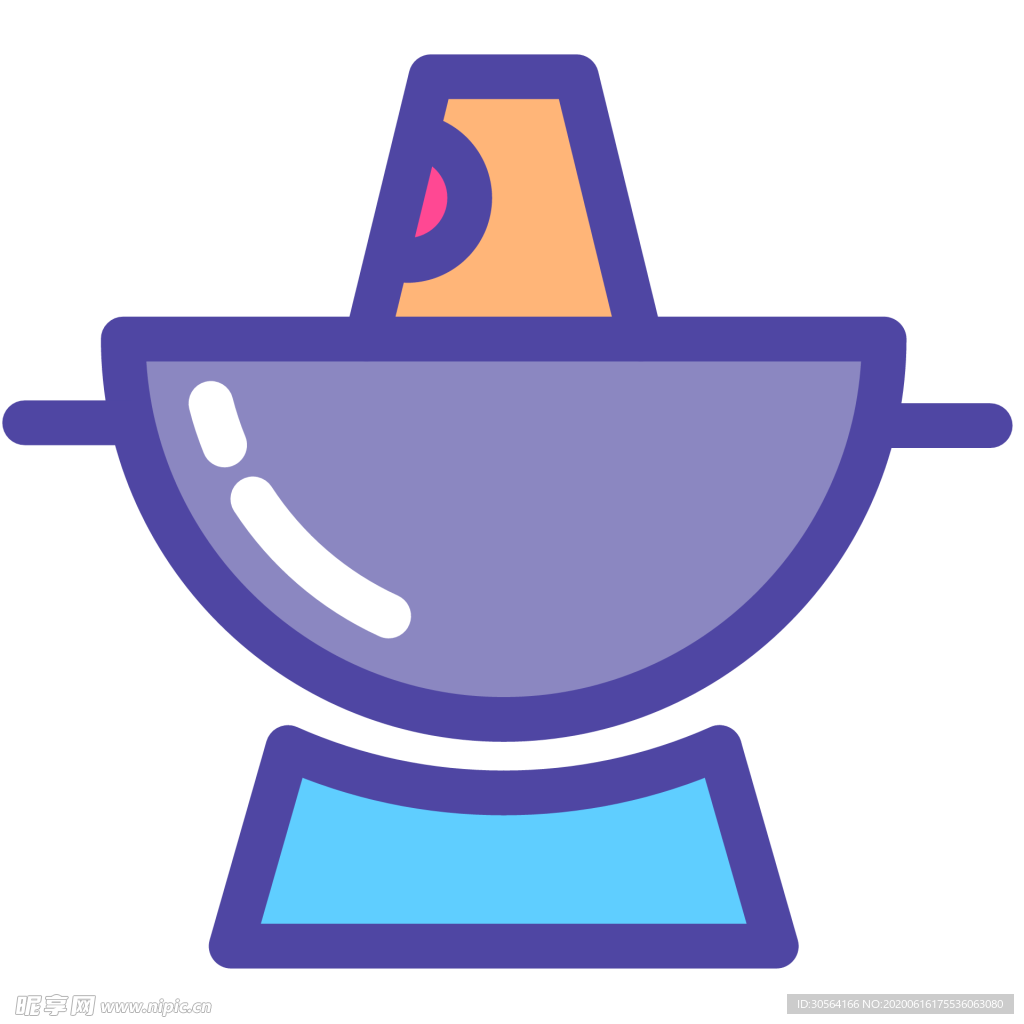 火锅餐饮标志图形图标装饰素材