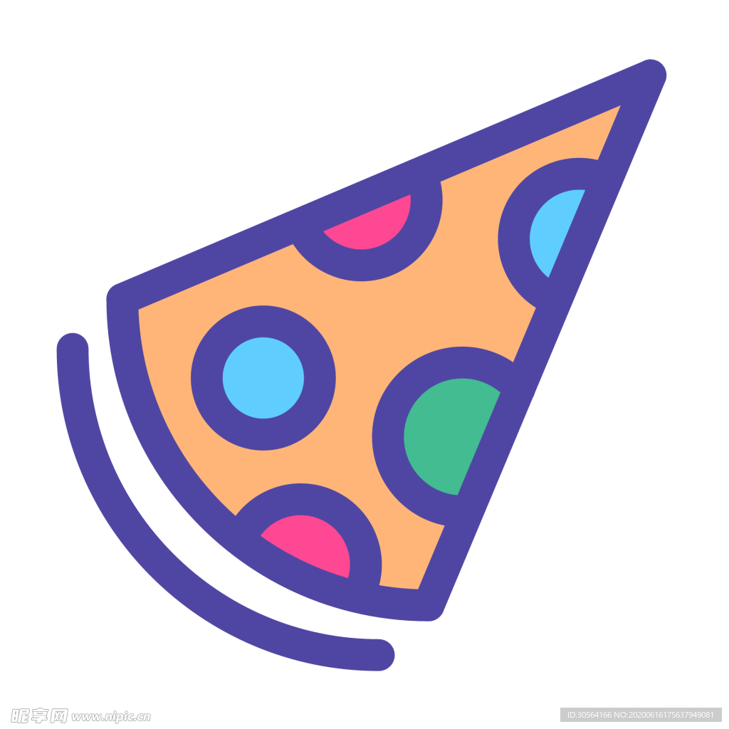 披萨餐饮标志图形图标装饰素材