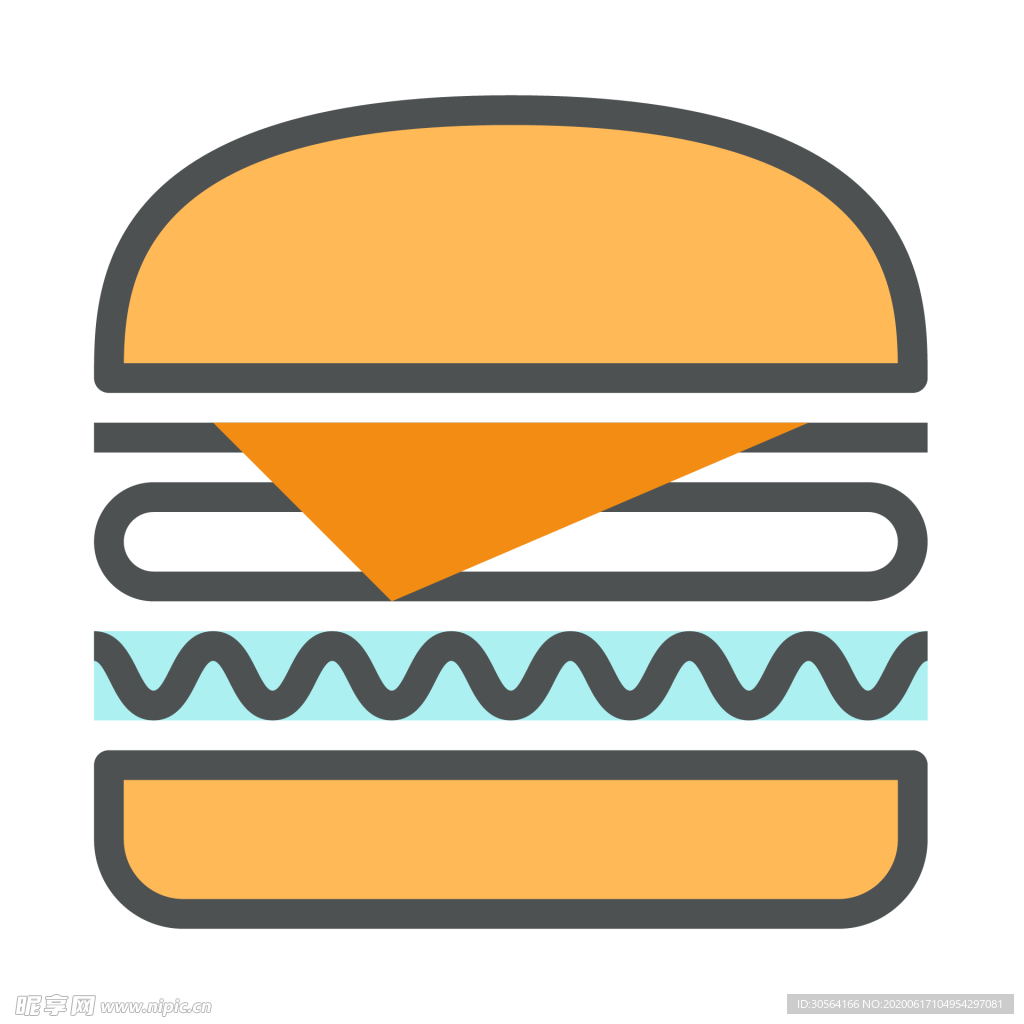 汉堡工具图标图形标志素材