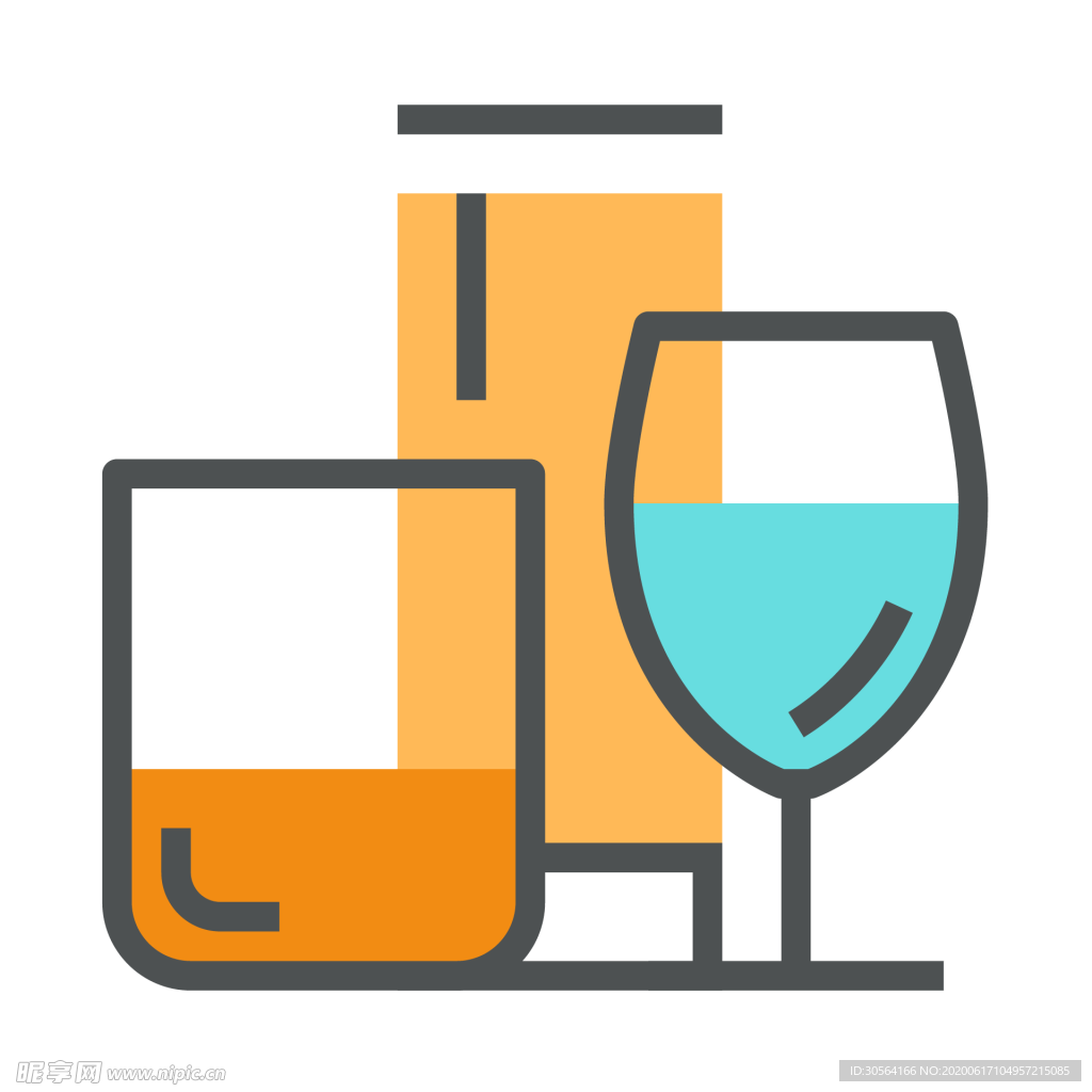 杯子工具图标图形标志素材