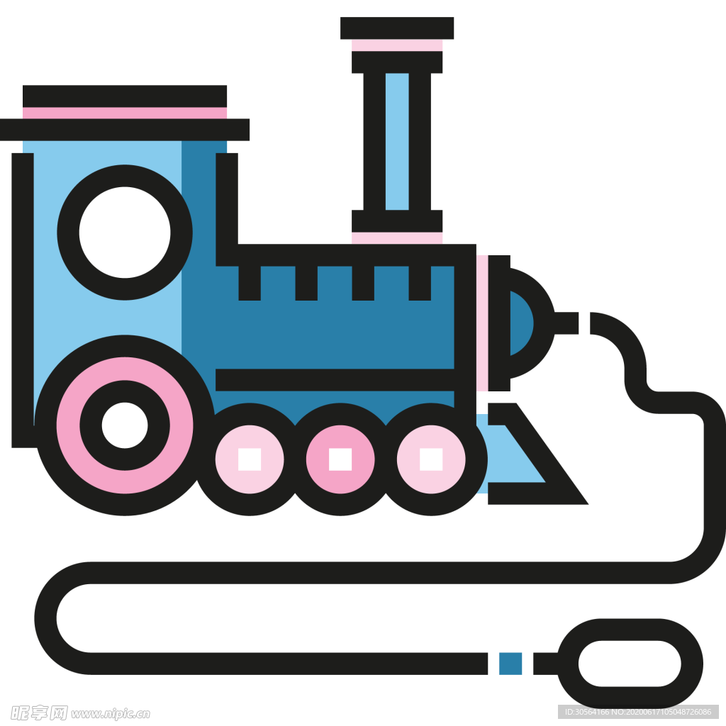 火车工具图标图形标志素材