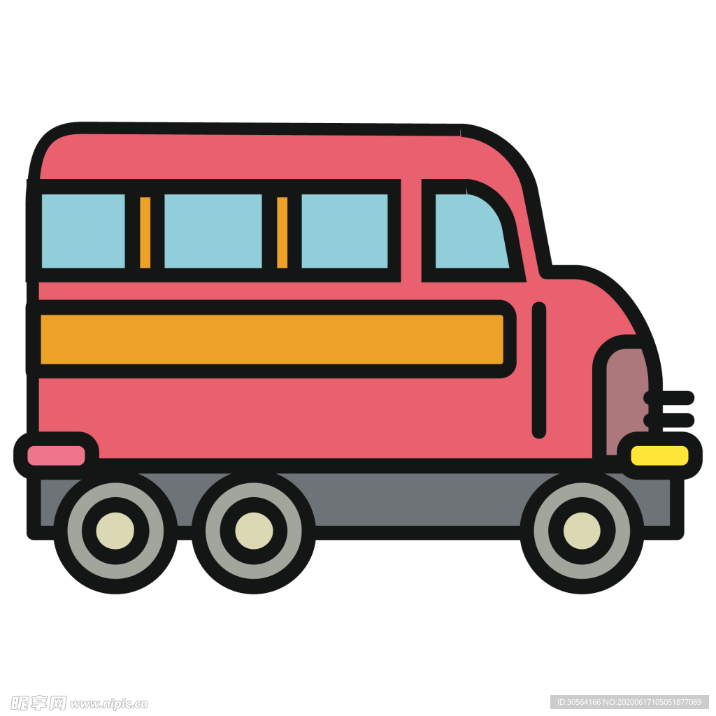 巴士工具图标图形标志素材