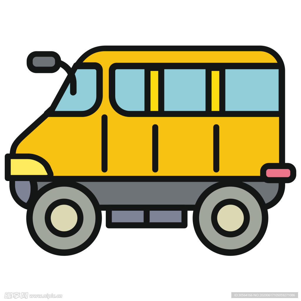 巴士工具图标图形标志素材