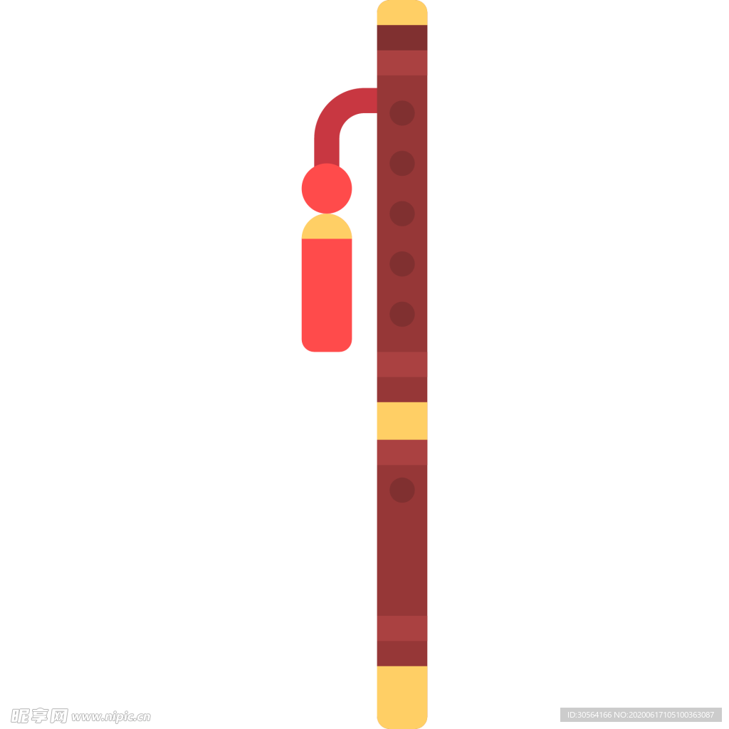 笛子工具图标图形标志素材