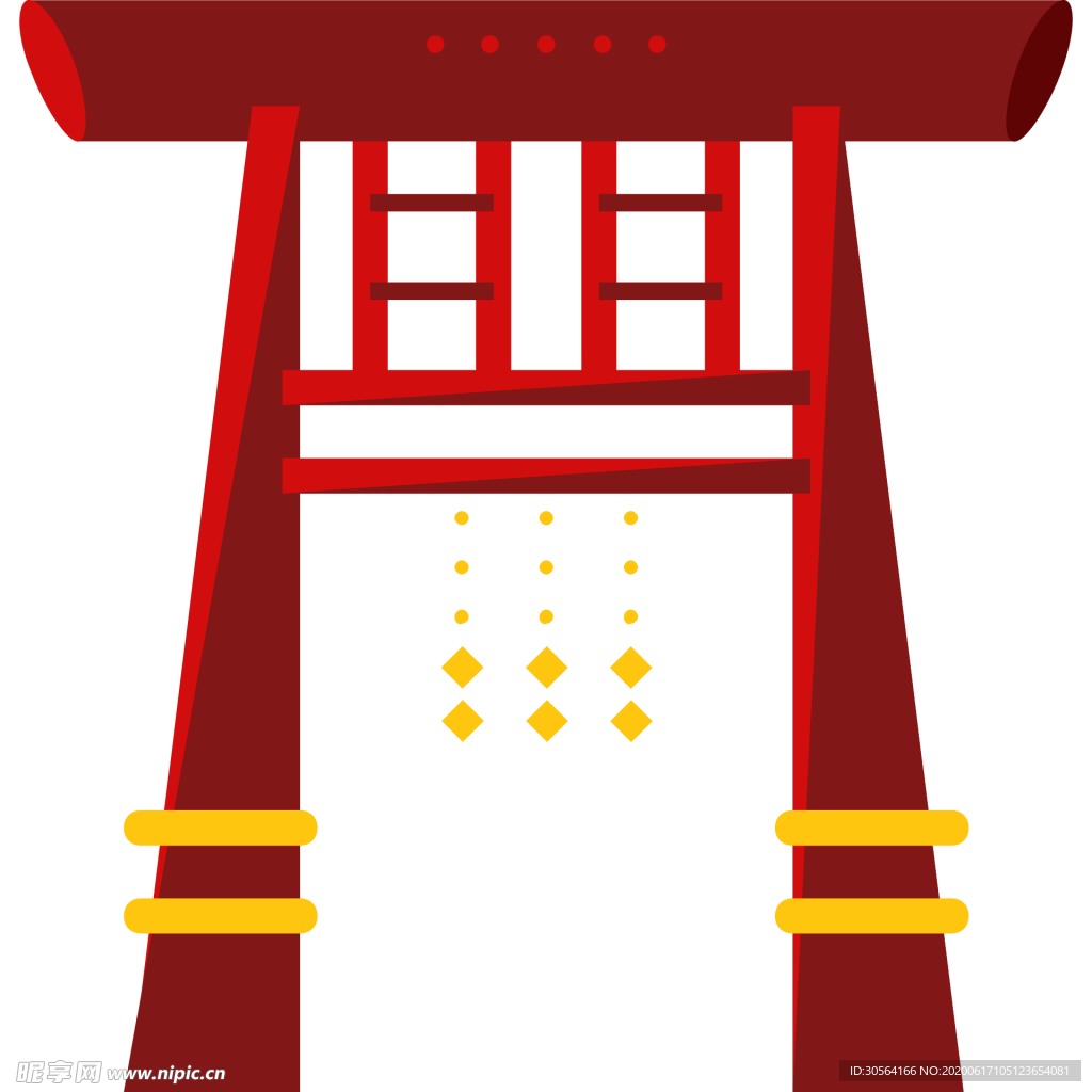 大门复古工具图标图形标志素材