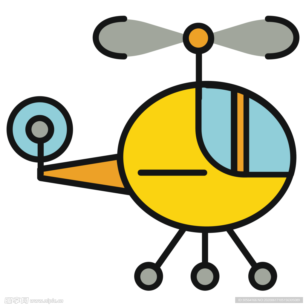 直升机工具图标图形标志素材