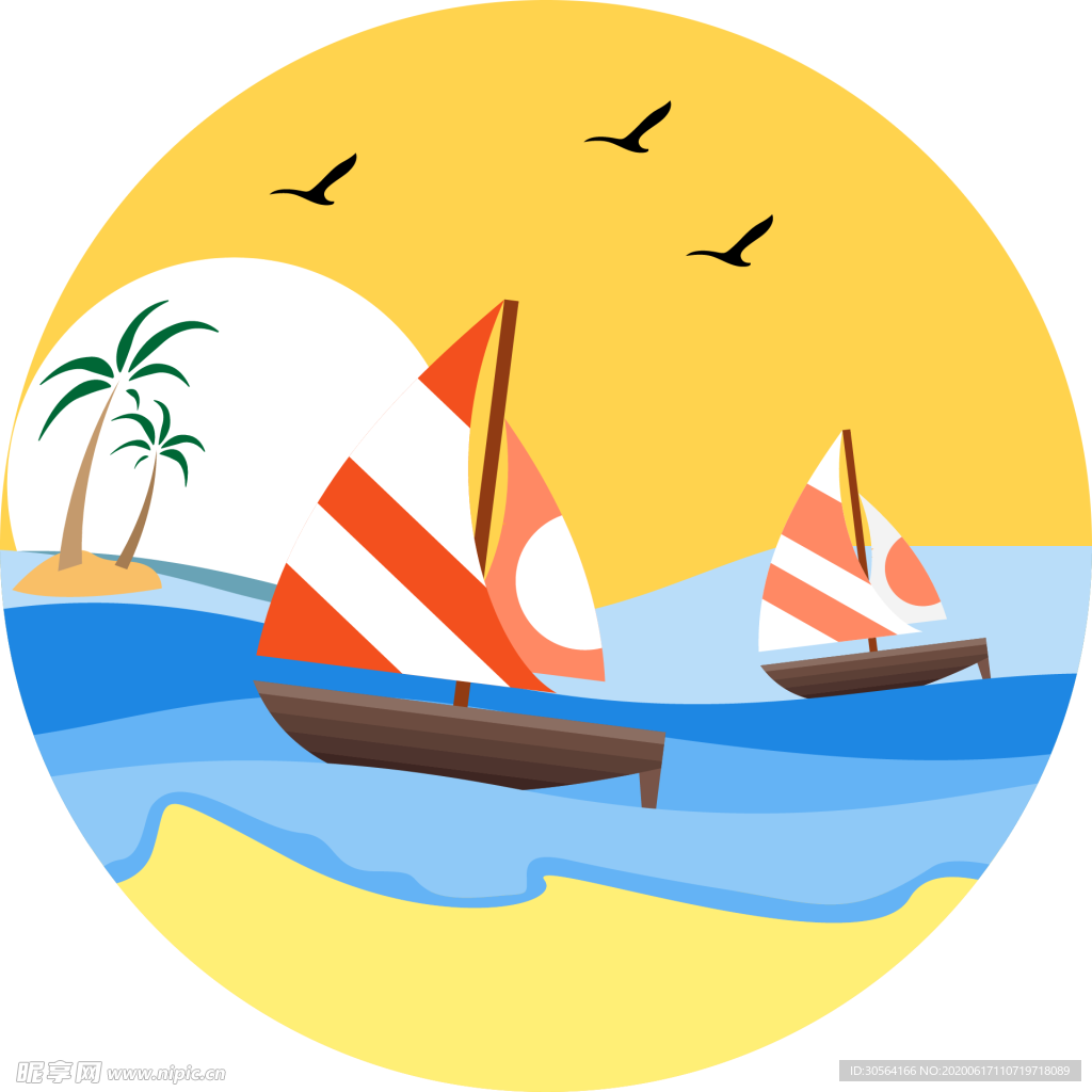 交通工具标志图形图标装饰素材