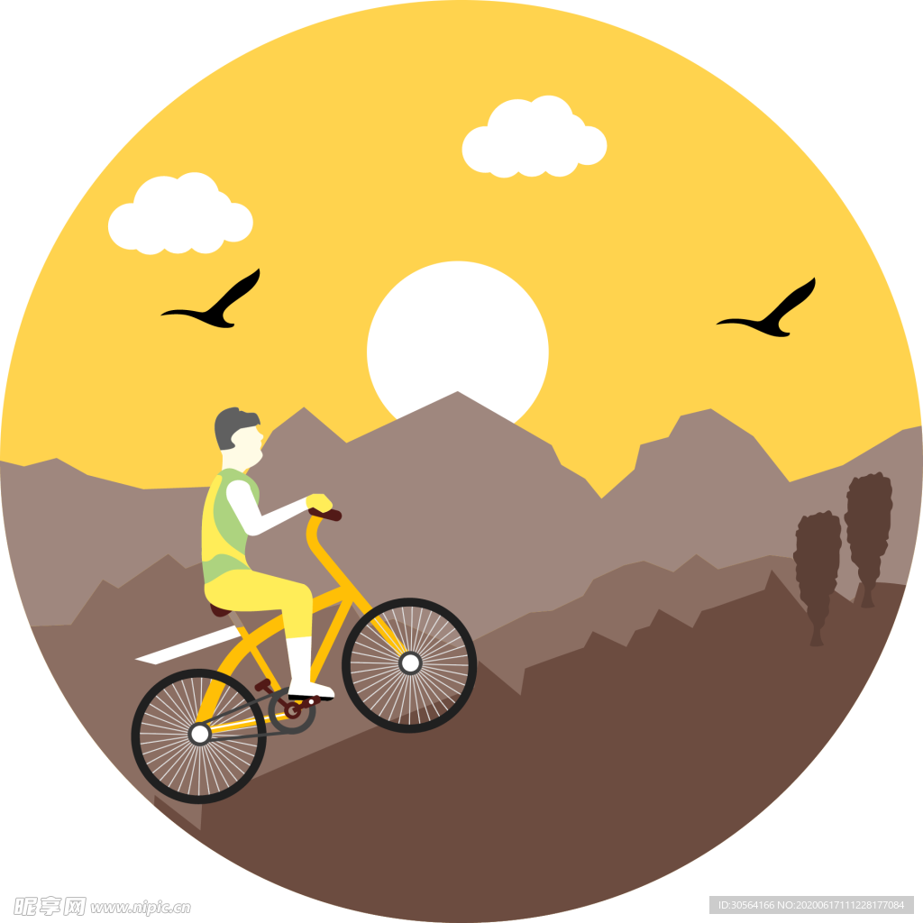 交通工具标志图形图标装饰素材