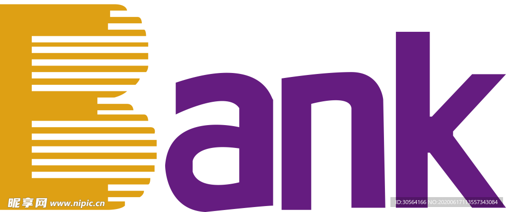 金融银行标志图形图标装饰素材