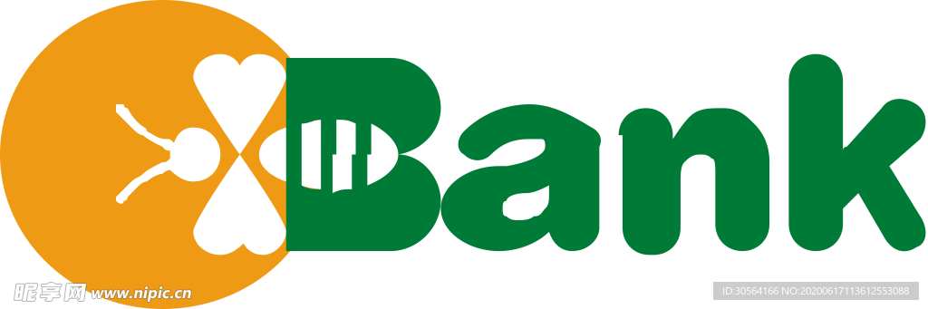 金融银行标志图形图标装饰素材