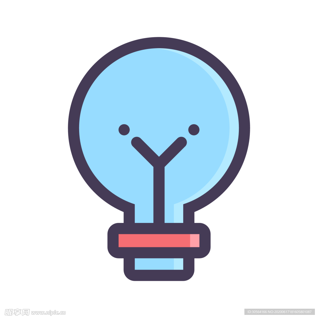 灯泡图形标志图标装饰素材