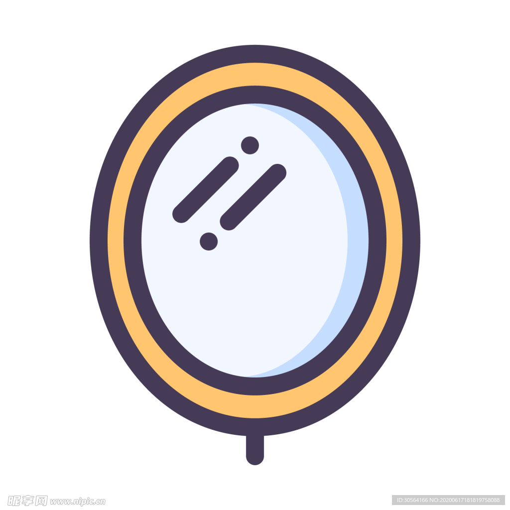 镜子图形标志图标装饰素材