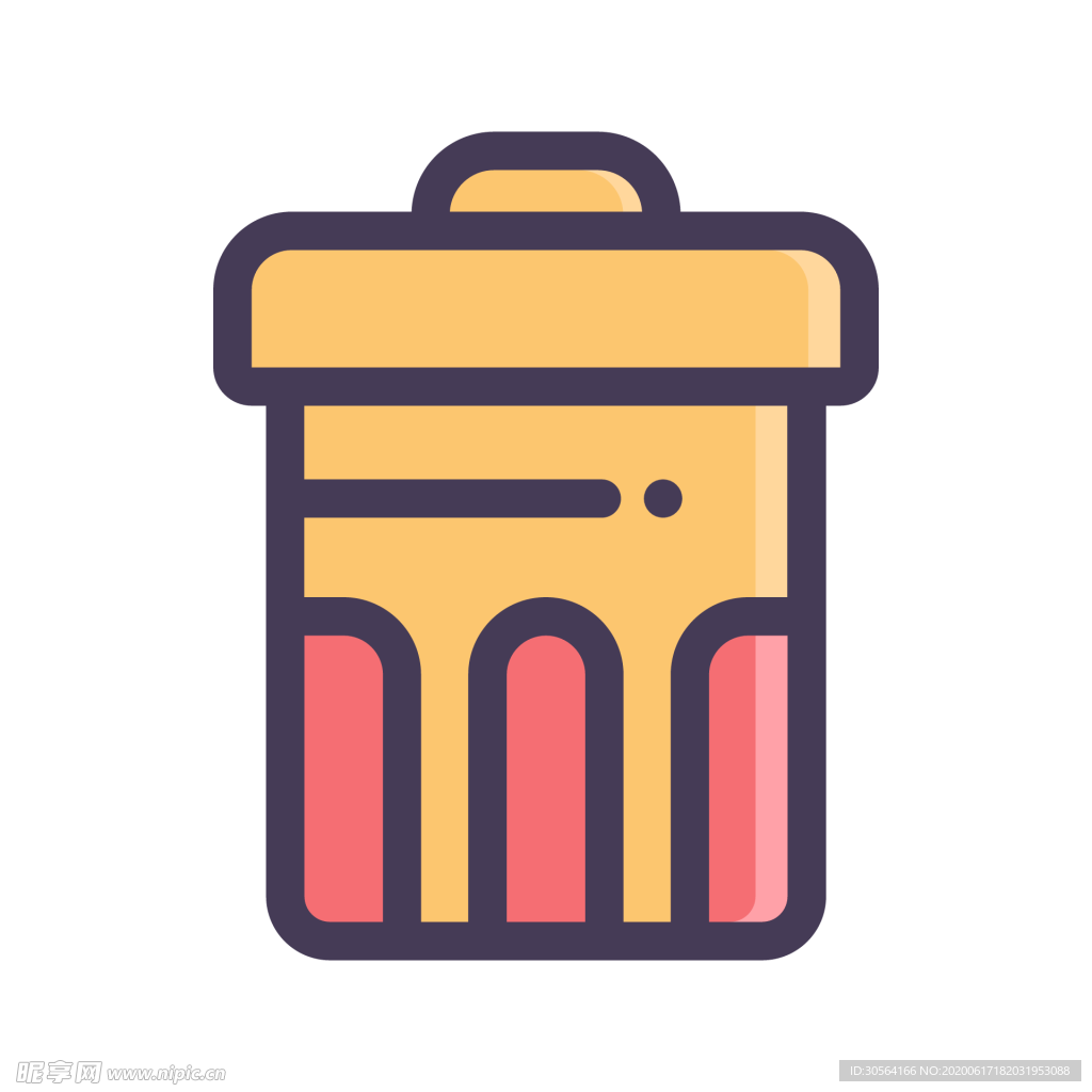 垃圾桶图形标志图标装饰素材