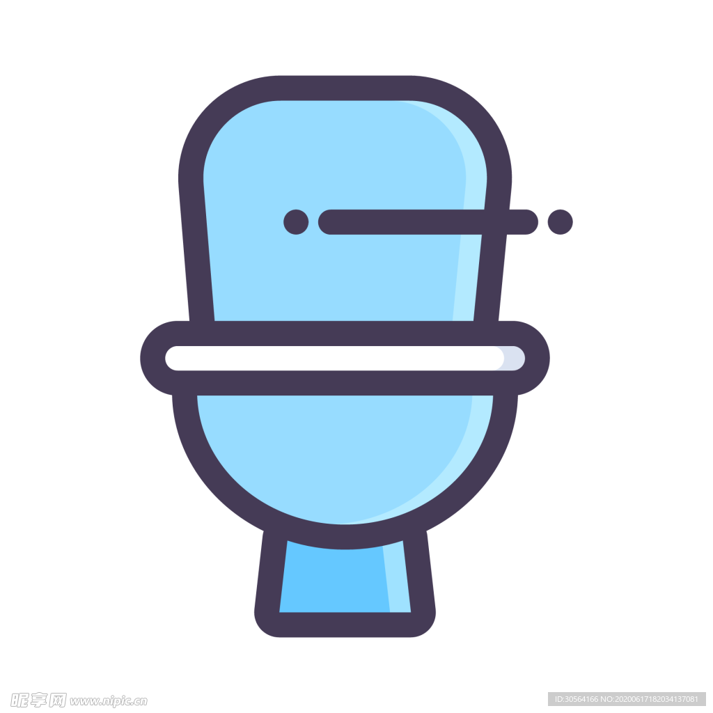 马桶图形标志图标装饰素材