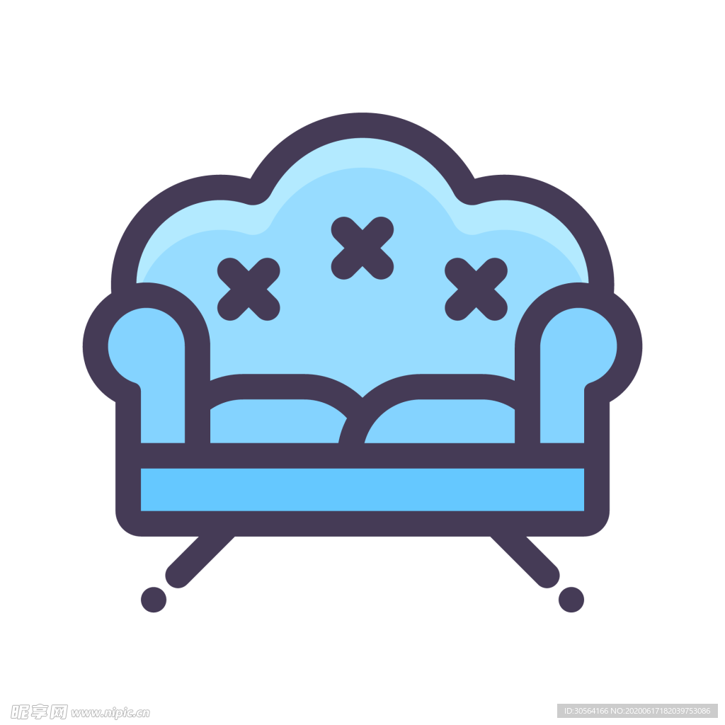 沙发图形标志图标装饰素材