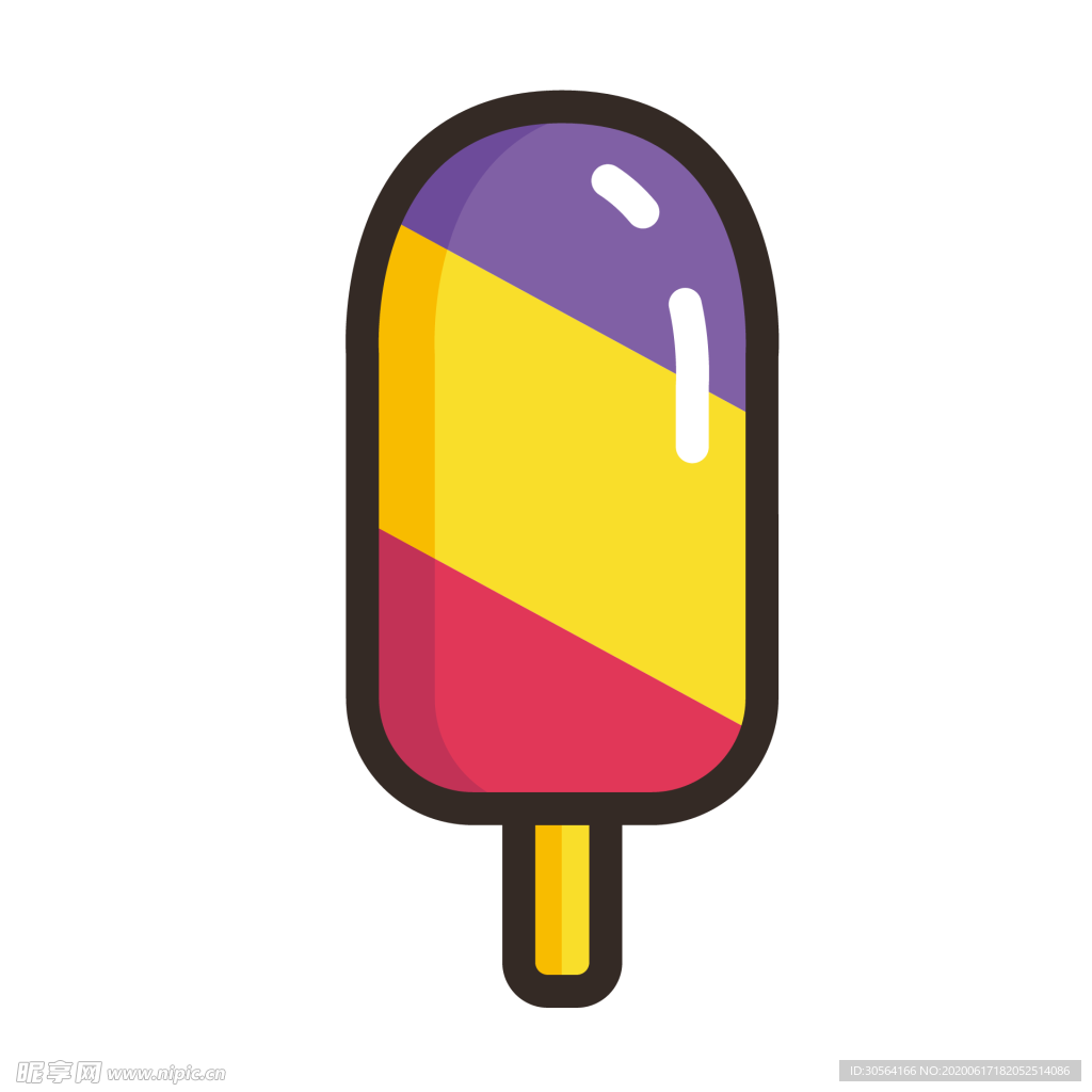 冰棍图形标志图标装饰素材